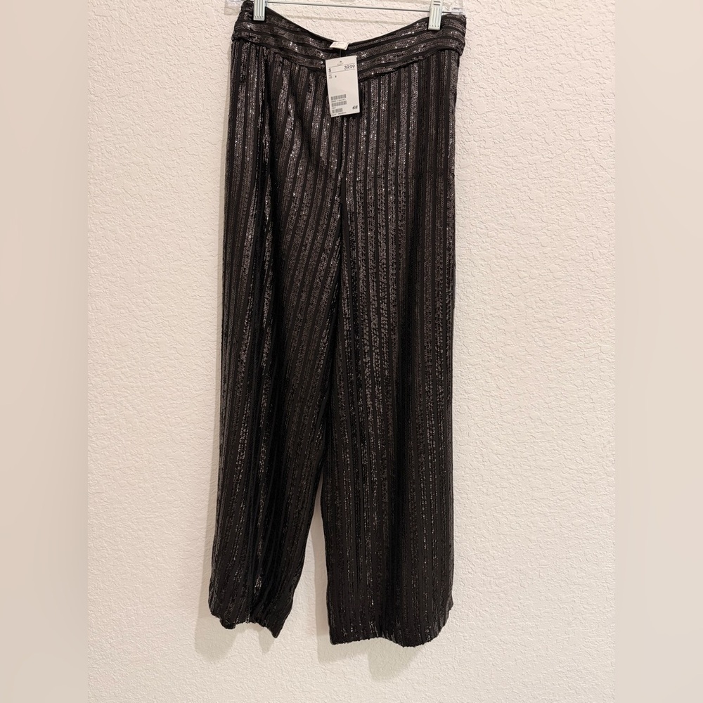 H&M Sequined Culottes with Side Zipper – Retro Revival & Y2K Sparkle ✨